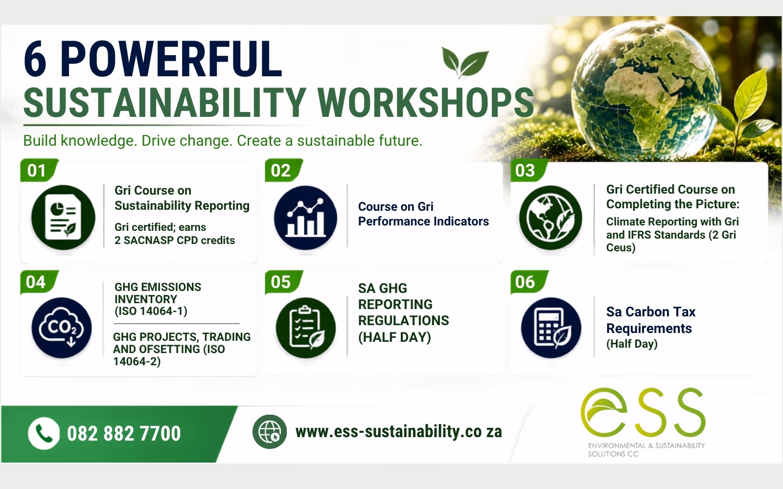 Sustainability workshops from Environmental & Sustainability Solutions CC